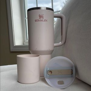 Stanley Pink Travel Mug Set with Lid